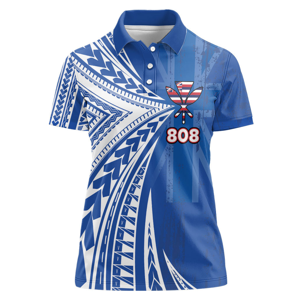 Personalised Hawaii 808 Women Polo Shirt Unique Style