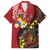 Tonga Ngatu And Australia Aboriginal Hawaiian Shirt Tongan Dove And Kangaroo Together