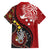 Tonga Ngatu And Australia Aboriginal Hawaiian Shirt Tongan Dove And Kangaroo Together