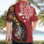 Tonga Ngatu And Australia Aboriginal Hawaiian Shirt Tongan Dove And Kangaroo Together