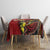 Tonga Ngatu And Australia Aboriginal Tablecloth Tongan Dove And Kangaroo Together