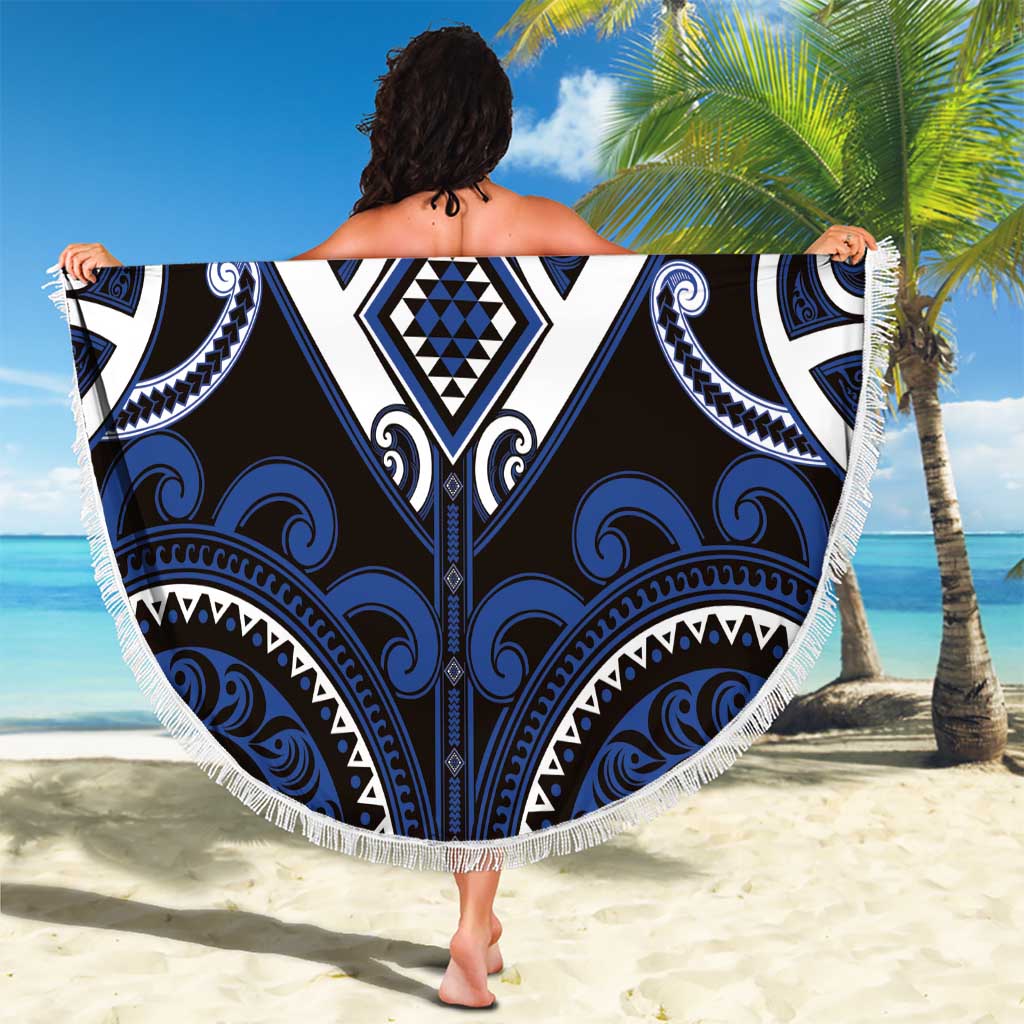 Aotearoa Ngati Tuwharetoa Beach Blanket Maori Tribal Pattern