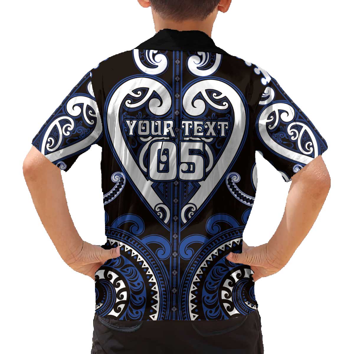 Custom Aotearoa Ngati Tuwharetoa Family Matching Off The Shoulder Long Sleeve Dress and Hawaiian Shirt Maori Tribal Pattern