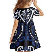 Custom Aotearoa Ngati Tuwharetoa Family Matching Off Shoulder Short Dress and Hawaiian Shirt Maori Tribal Pattern LT05 - Polynesian Pride