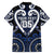 Custom Aotearoa Ngati Tuwharetoa Family Matching Tank Maxi Dress and Hawaiian Shirt Maori Tribal Pattern