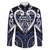 Custom Aotearoa Ngati Tuwharetoa Family Matching Tank Maxi Dress and Hawaiian Shirt Maori Tribal Pattern