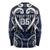 Custom Aotearoa Ngati Tuwharetoa Long Sleeve Shirt Maori Tribal Pattern