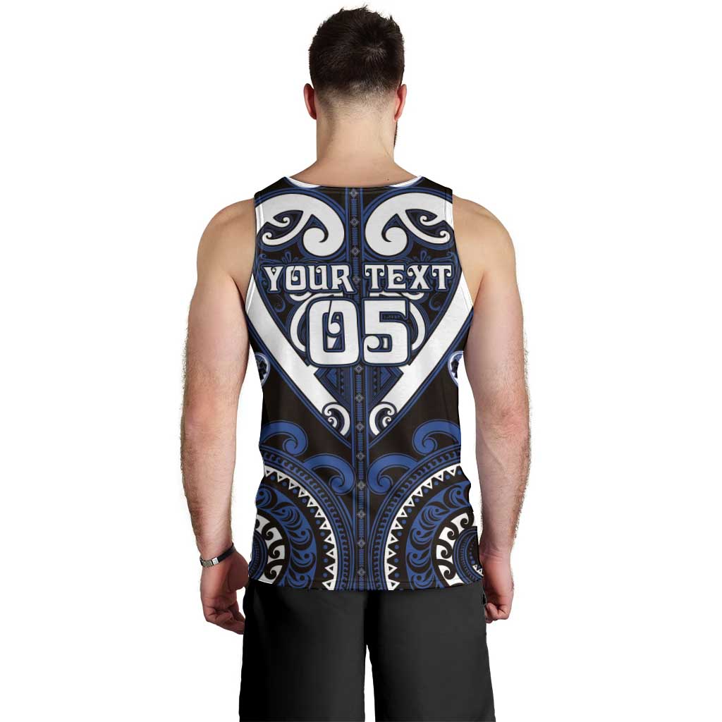 Custom Aotearoa Ngati Tuwharetoa Men Tank Top Maori Tribal Pattern