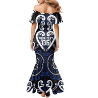 Custom Aotearoa Ngati Tuwharetoa Mermaid Dress Maori Tribal Pattern