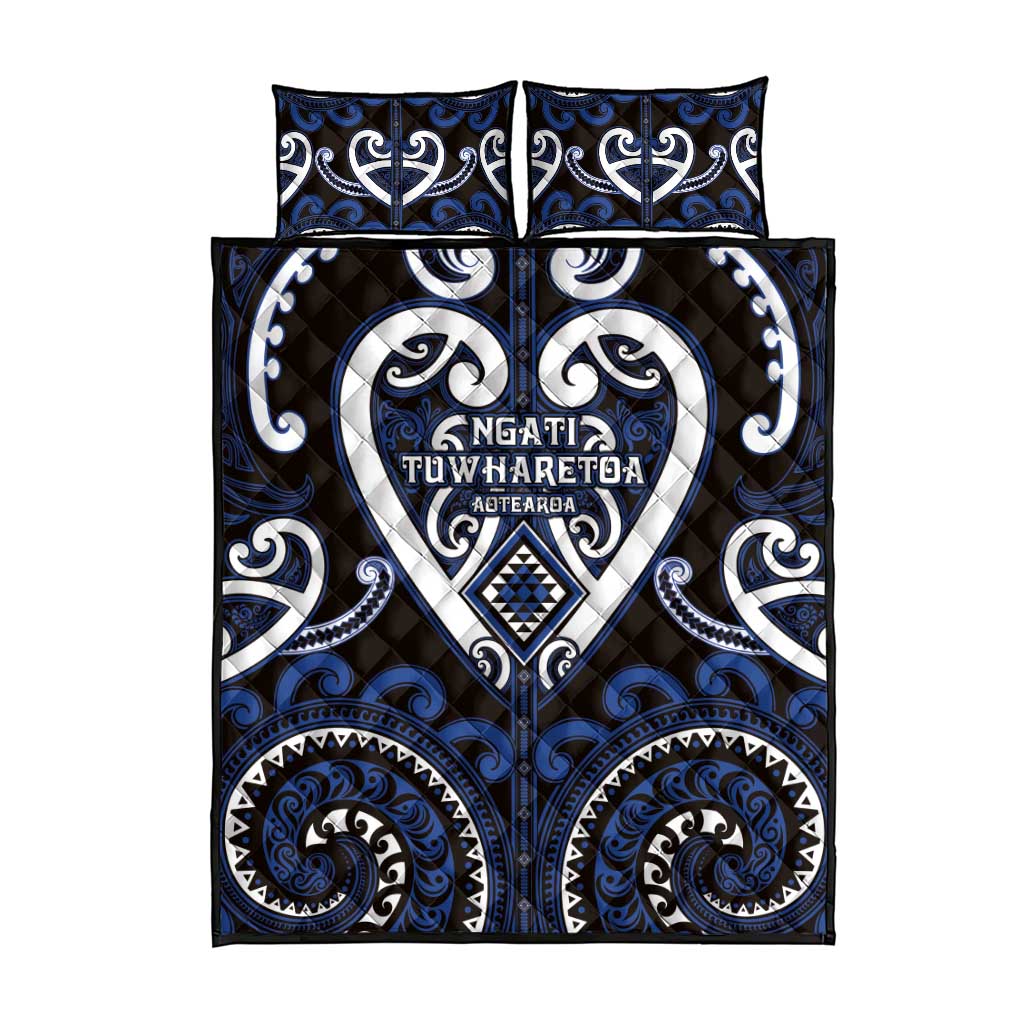 Aotearoa Ngati Tuwharetoa Quilt Bed Set Maori Tribal Pattern