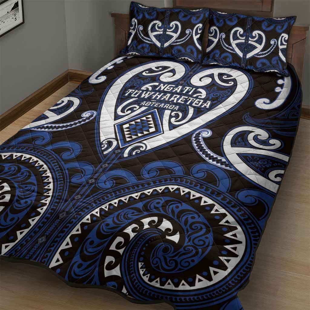Aotearoa Ngati Tuwharetoa Quilt Bed Set Maori Tribal Pattern