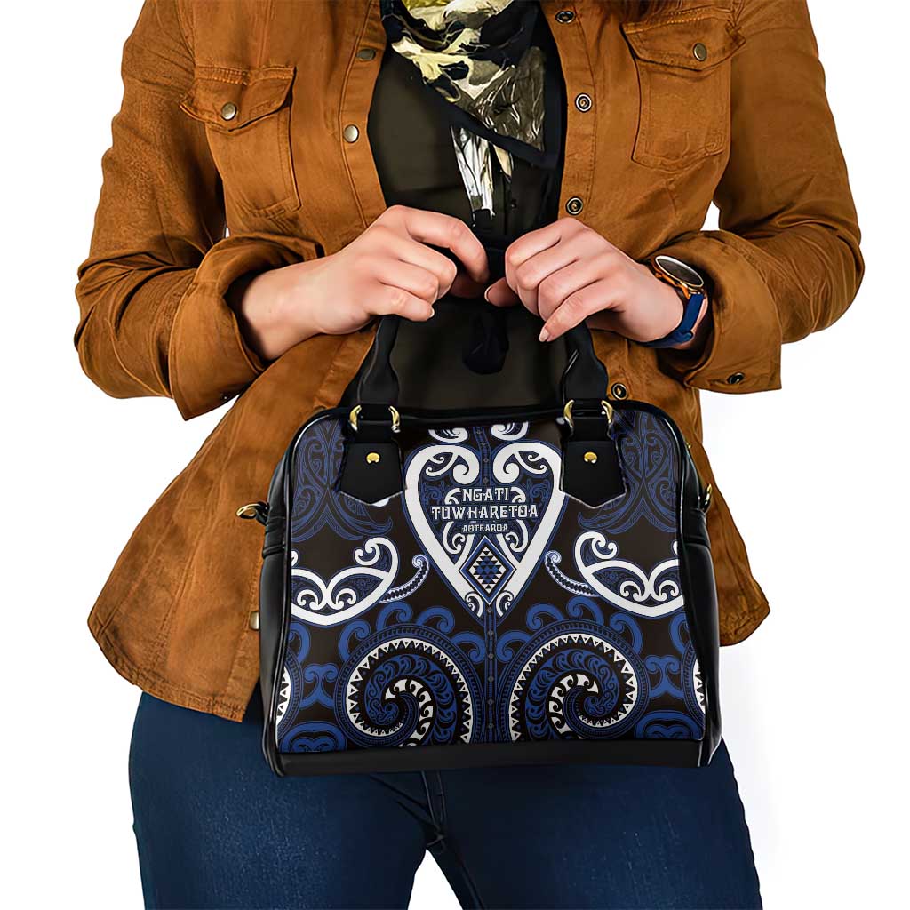 Aotearoa Ngati Tuwharetoa Shoulder Handbag Maori Tribal Pattern
