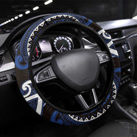 Aotearoa Ngati Tuwharetoa Steering Wheel Cover Maori Tribal Pattern