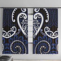 Aotearoa Ngati Tuwharetoa Window Curtain Maori Tribal Pattern