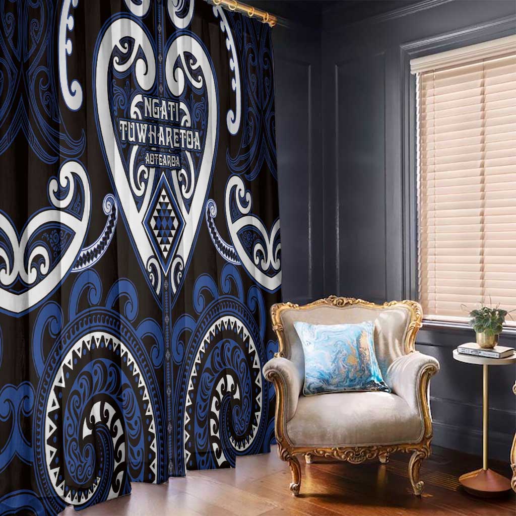 Aotearoa Ngati Tuwharetoa Window Curtain Maori Tribal Pattern