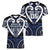 Custom Aotearoa Ngati Tuwharetoa Women V-Neck T-Shirt Maori Tribal Pattern