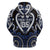 Custom Aotearoa Ngati Tuwharetoa Zip Hoodie Maori Tribal Pattern