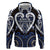 Custom Aotearoa Ngati Tuwharetoa Zip Hoodie Maori Tribal Pattern