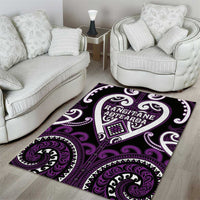 Aotearoa Rangitane Area Rug Maori Tribal Pattern