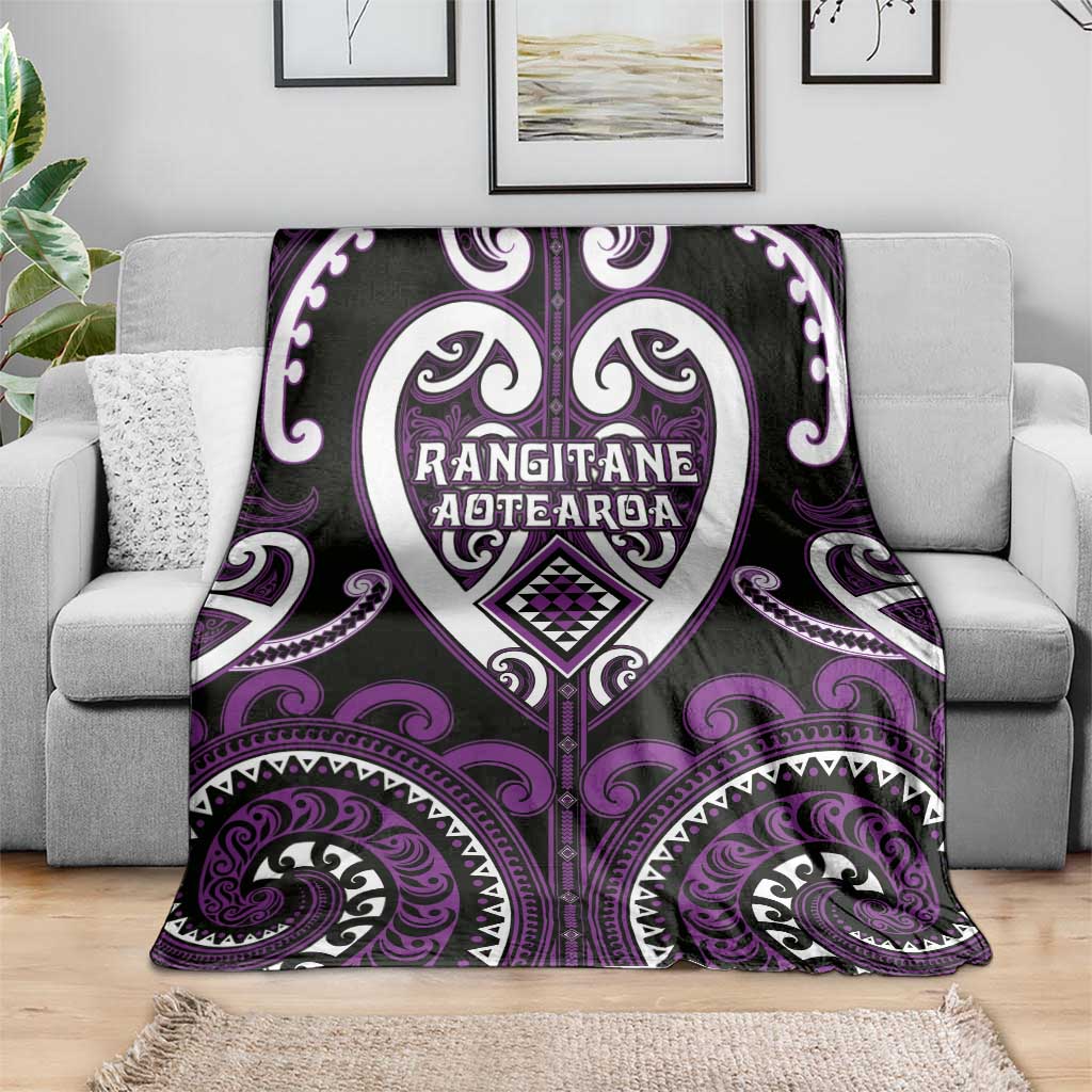 Aotearoa Rangitane Blanket Maori Tribal Pattern