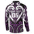 Custom Aotearoa Rangitane Button Sweatshirt Maori Tribal Pattern