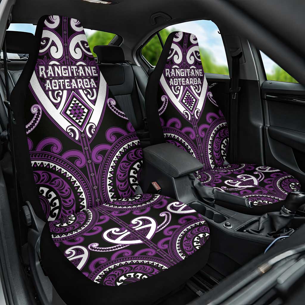 Aotearoa Rangitane Car Seat Cover Maori Tribal Pattern