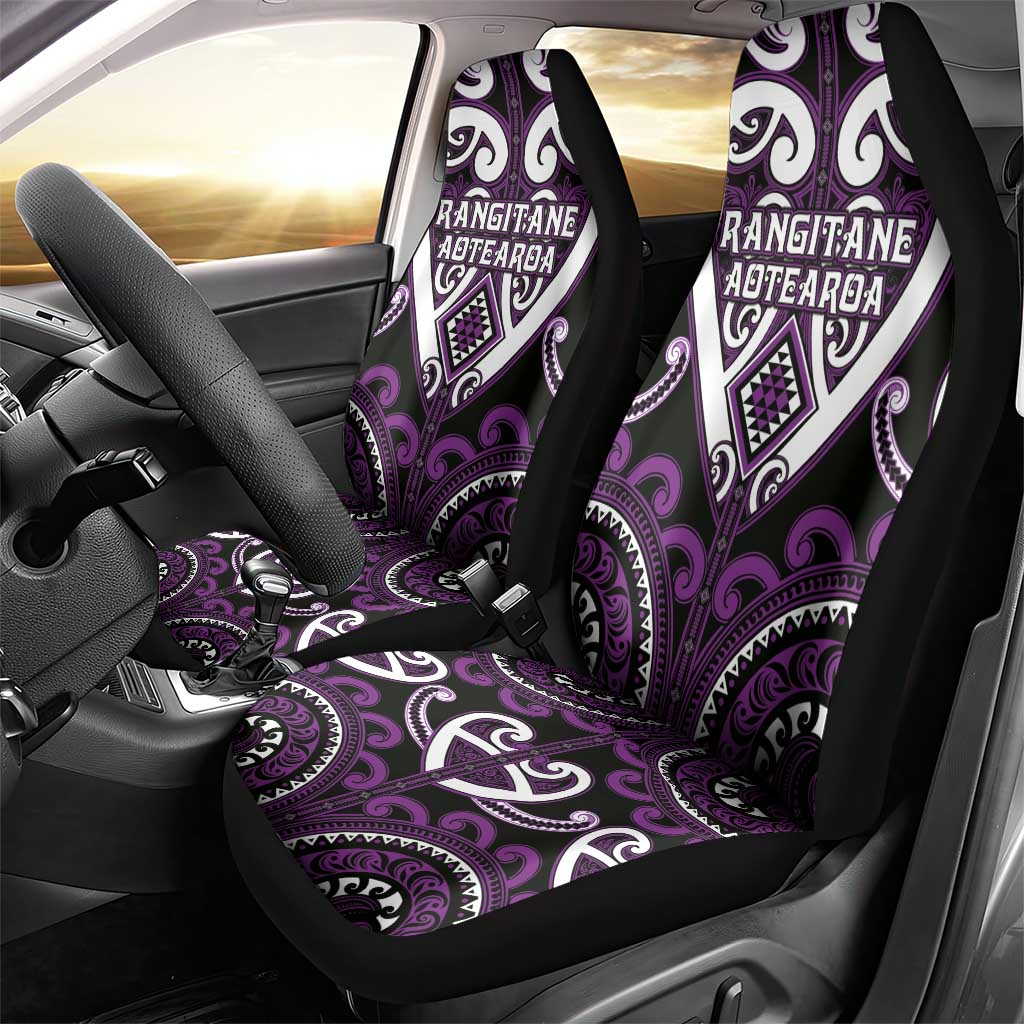Aotearoa Rangitane Car Seat Cover Maori Tribal Pattern