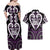 Custom Aotearoa Rangitane Couples Matching Off Shoulder Maxi Dress and Hawaiian Shirt Maori Tribal Pattern
