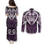 Custom Aotearoa Rangitane Couples Matching Puletasi and Long Sleeve Button Shirt Maori Tribal Pattern
