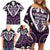Custom Aotearoa Rangitane Family Matching Off Shoulder Short Dress and Hawaiian Shirt Maori Tribal Pattern