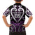 Custom Aotearoa Rangitane Family Matching Tank Maxi Dress and Hawaiian Shirt Maori Tribal Pattern
