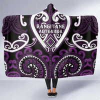 Aotearoa Rangitane Hooded Blanket Maori Tribal Pattern