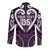 Custom Aotearoa Rangitane Long Sleeve Button Shirt Maori Tribal Pattern