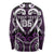 Custom Aotearoa Rangitane Long Sleeve Shirt Maori Tribal Pattern