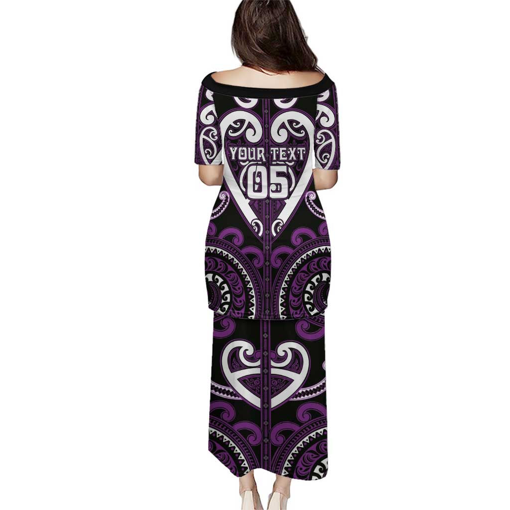 Custom Aotearoa Rangitane Puletasi Maori Tribal Pattern