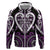 Custom Aotearoa Rangitane Zip Hoodie Maori Tribal Pattern