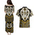 Custom Aotearoa Taranaki Couples Matching Puletasi and Hawaiian Shirt Maori Tribal Pattern
