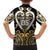 Custom Aotearoa Taranaki Family Matching Long Sleeve Bodycon Dress and Hawaiian Shirt Maori Tribal Pattern