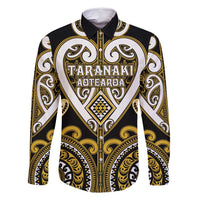 Custom Aotearoa Taranaki Family Matching Off Shoulder Maxi Dress and Hawaiian Shirt Maori Tribal Pattern