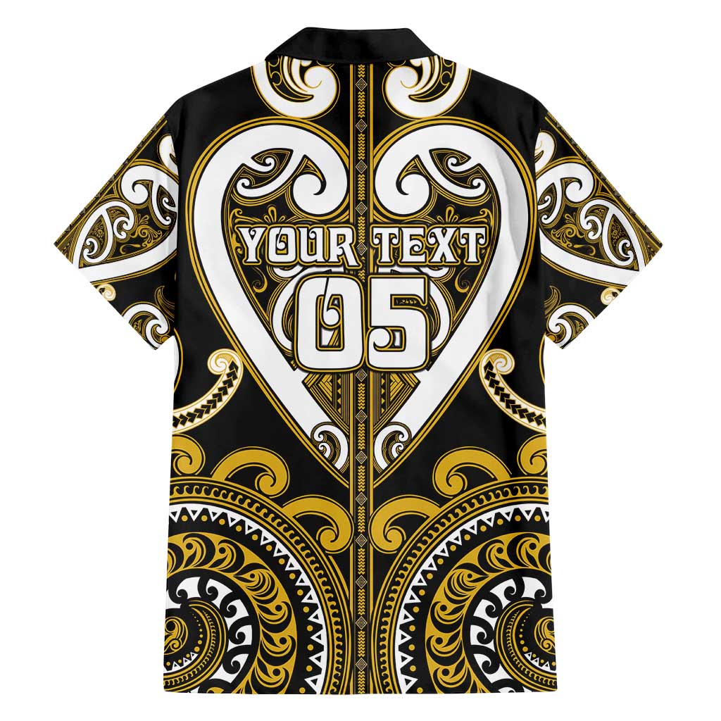 Custom Aotearoa Taranaki Family Matching Off Shoulder Short Dress and Hawaiian Shirt Maori Tribal Pattern