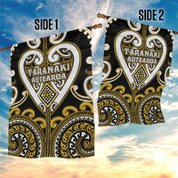 Aotearoa Taranaki Garden Flag Maori Tribal Pattern