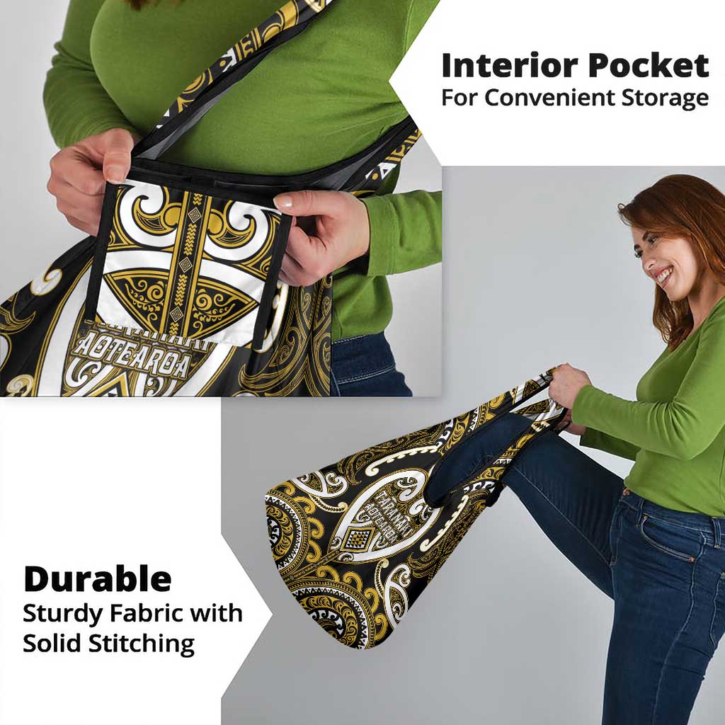 Aotearoa Taranaki Grocery Bag Maori Tribal Pattern