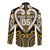 Custom Aotearoa Taranaki Long Sleeve Button Shirt Maori Tribal Pattern