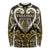 Custom Aotearoa Taranaki Long Sleeve Shirt Maori Tribal Pattern