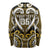 Custom Aotearoa Taranaki Long Sleeve Shirt Maori Tribal Pattern