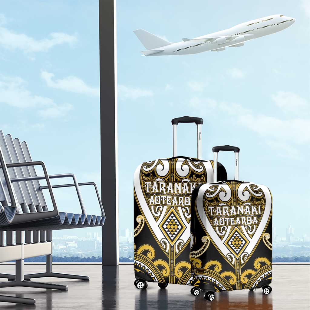 Aotearoa Taranaki Luggage Cover Maori Tribal Pattern