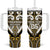Custom Aotearoa Taranaki Tumbler With Handle Maori Tribal Pattern