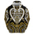 Custom Aotearoa Taranaki Zip Hoodie Maori Tribal Pattern