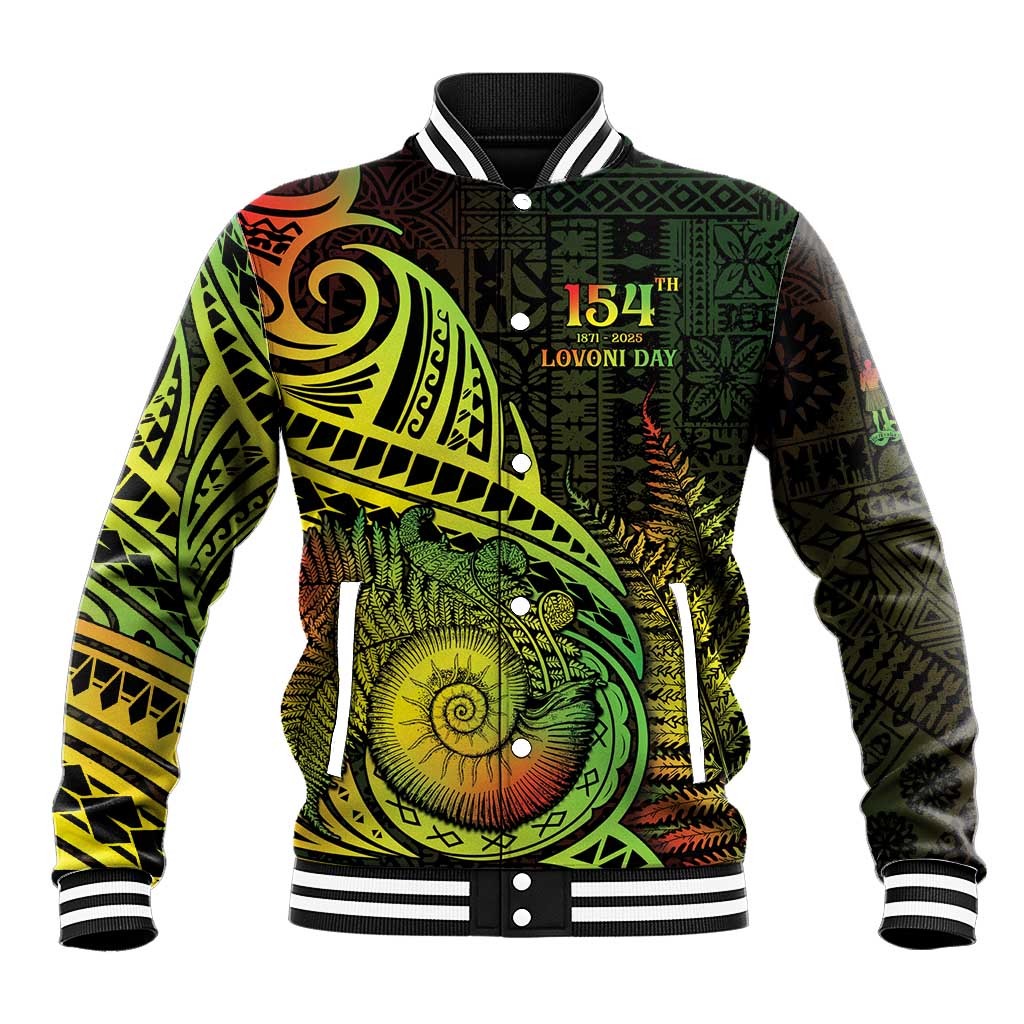 Personalised Fiji Lovoni Day Baseball Jacket 154th Years