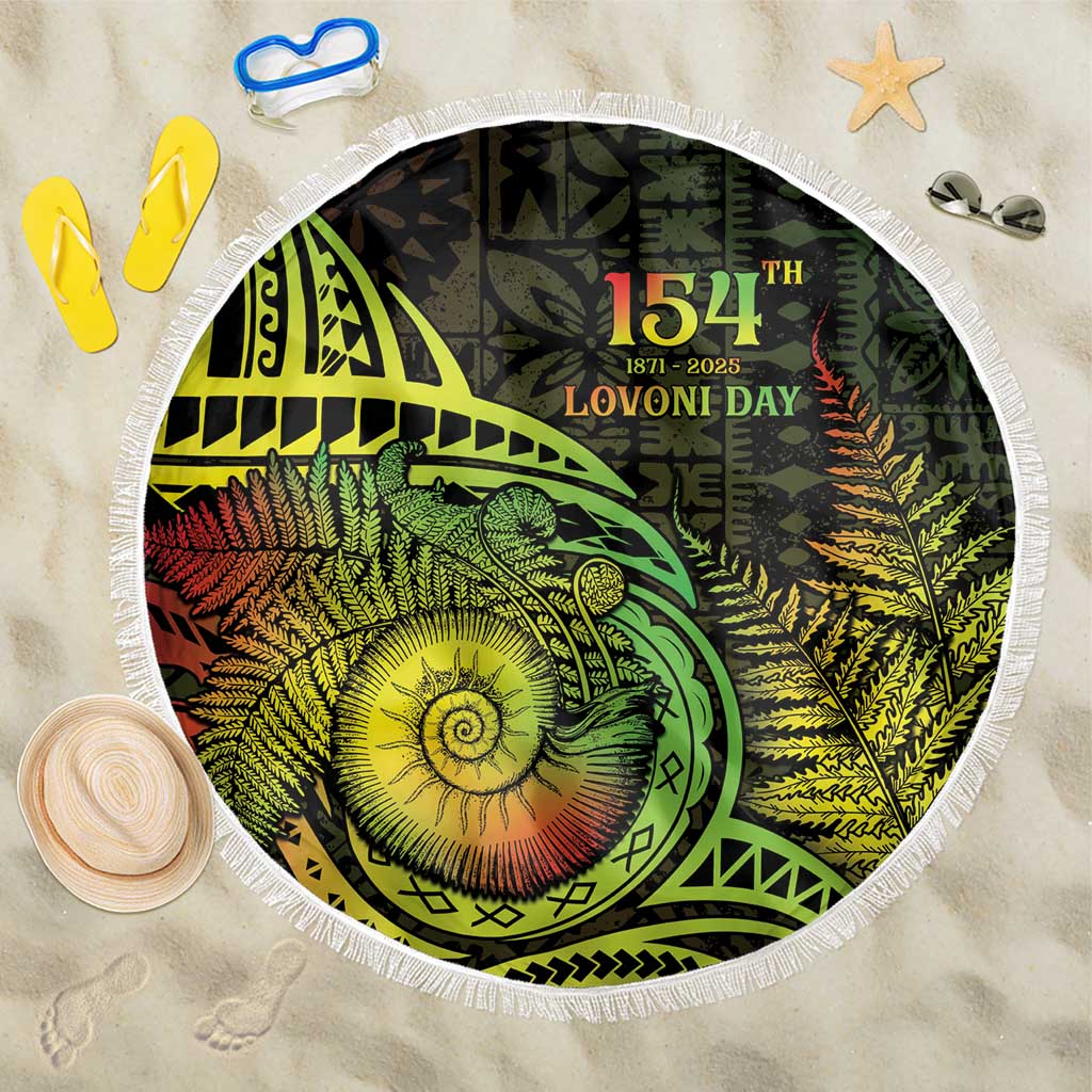 Fiji Lovoni Day Beach Blanket 154th Years